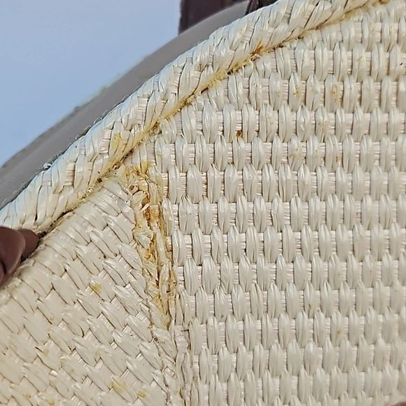 NEW Antonio Melani Lorinna Brown Braided Leather Ankle Strap Platform Sandal - Picture 16 of 16